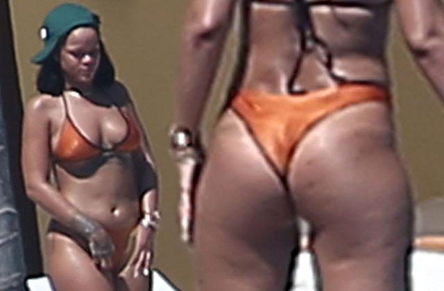 Rihanna Bikini Thong Butt Weight Gain Mexico Pics