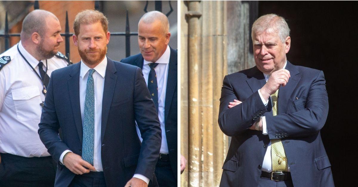 Photo of Prince Andrew and Harry 