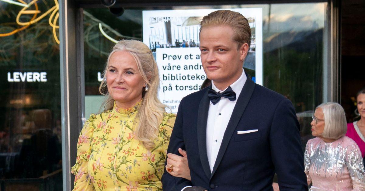 Composite photo of Princess Mette-Marit and Marius Borg Høiby