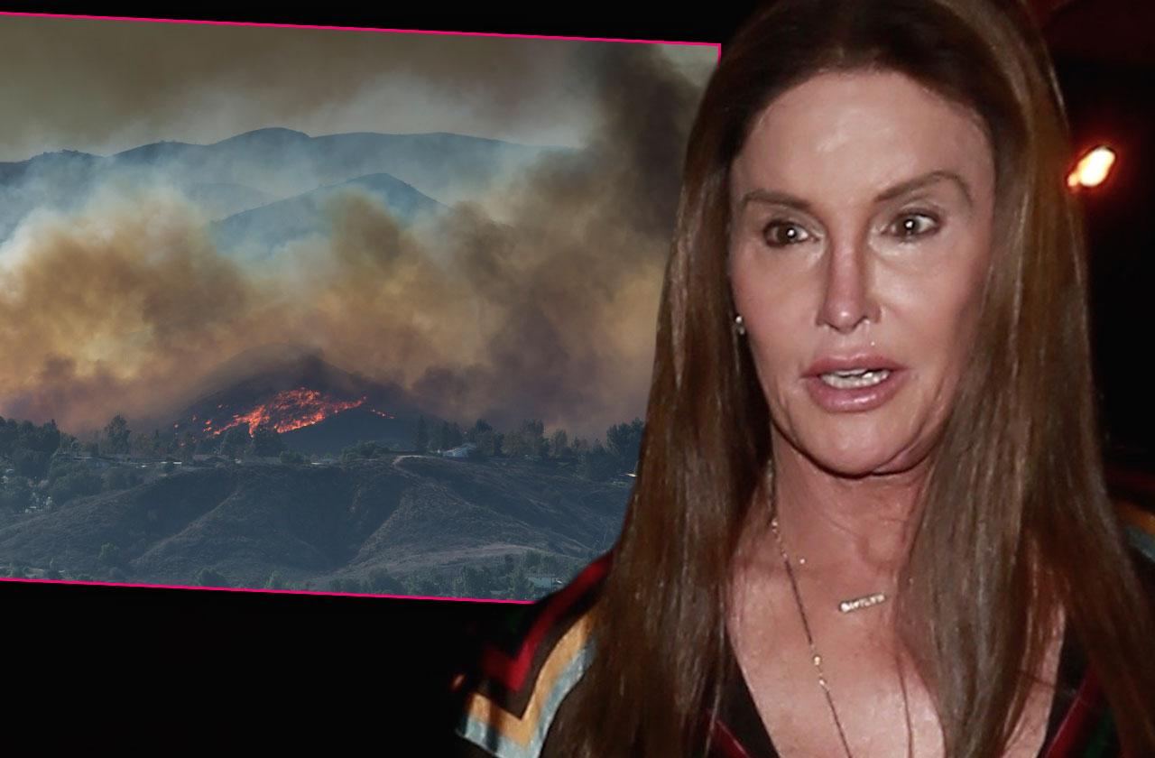 Caitlyn Jenner's Home Burns To The Ground California Wildfires