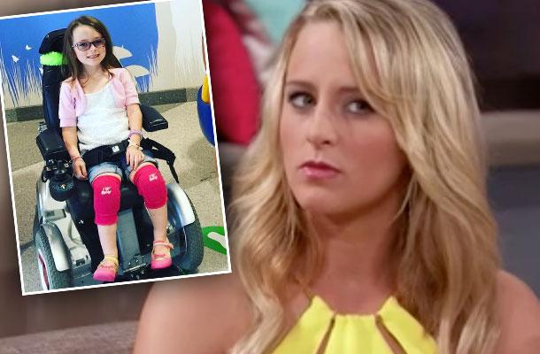 //leah messer refuses to follow doctor orders special needs daughter pp