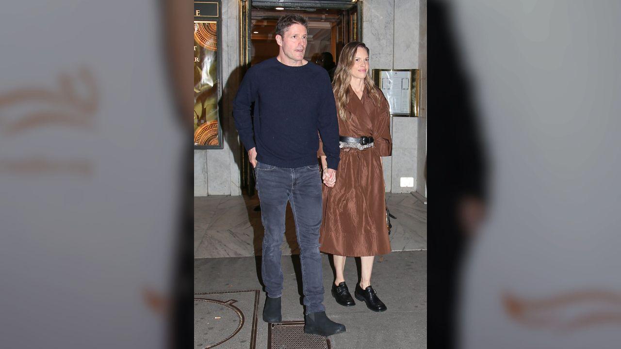 picture of Hilary Swank and Philip Schneider