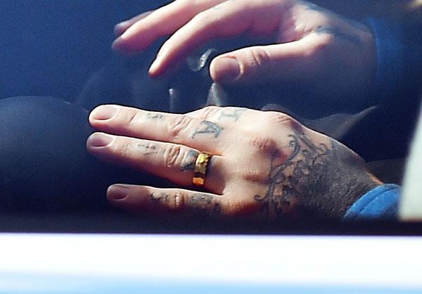 Cameron Diaz Benji Madden Married Newlyweds Rings