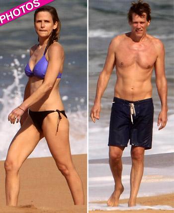 Kyra Sedgwick And Kevin Bacon Show Off Their Toned Bods In Hawaii