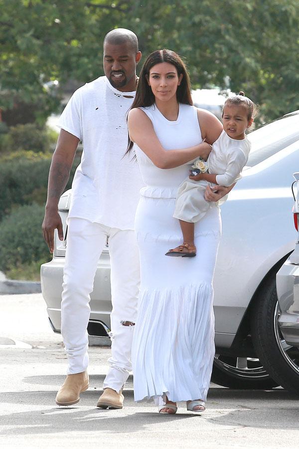 Kardashian Family Attends Church For Easter Sunday