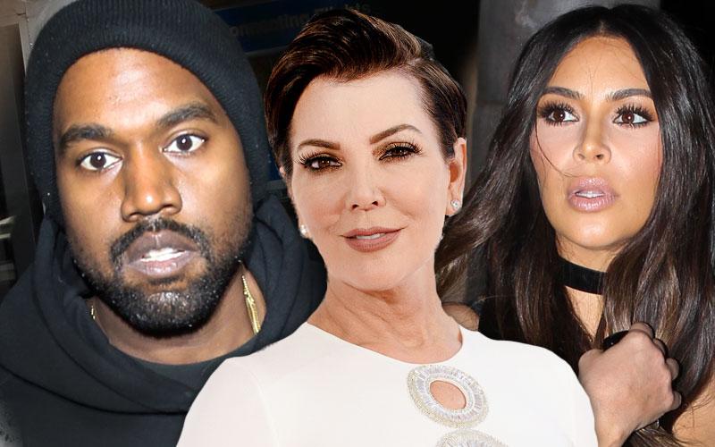 Kim Kardashian Divorce Marriage Kanye West Publicity Stunt Staged Kris Jenner