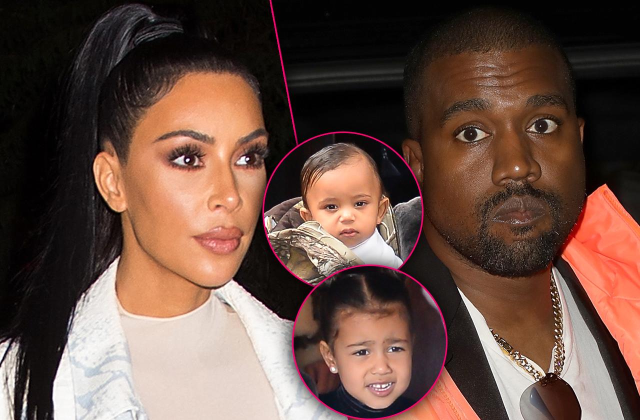 Kanye West Africa Kim Kardashian Kids