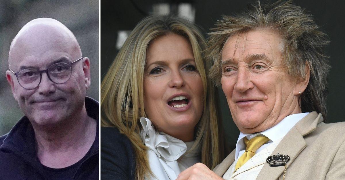 Composite picture of Gregg wallace, Penny Lancaster and Rod Stewart.