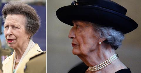 lady susan hussey back to performing duties princess anne after resigning pp