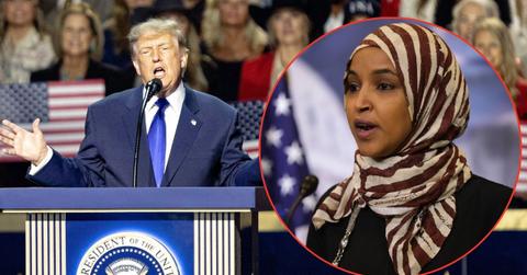 Picture of Donald Trump and Ilhan Omar