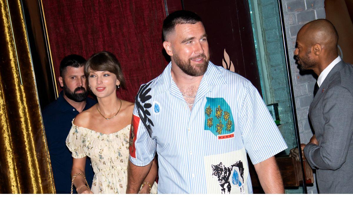 image of Taylor Swift and Travis Kelce reportedly each spoke their vows for about 20 minutes during the ceremony.