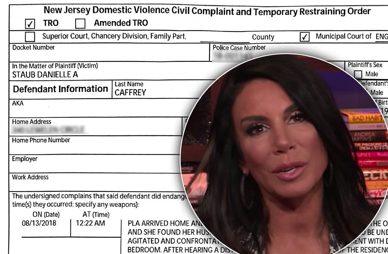 Danielle Staub Restraining Order