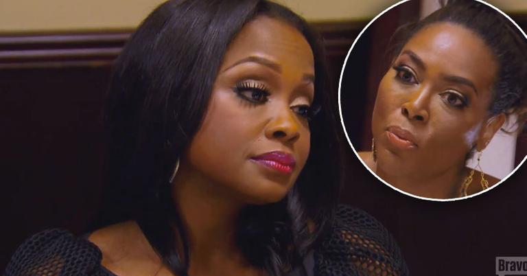 Hold Onto Your Weave Watch Phaedra Parks Leap Across Table And Attack