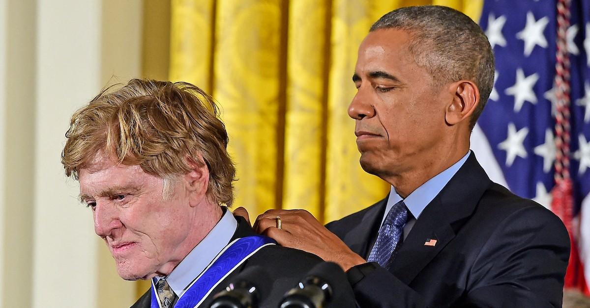 Photo of Robert Redford, Barack Obama