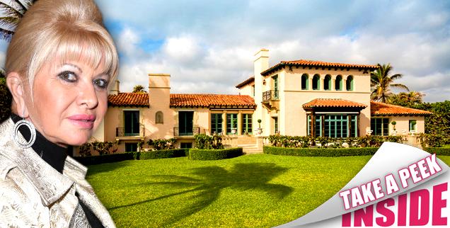 //ivana trump selling palm beach home  million wide