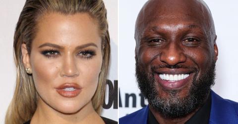 Split photo of Khloé Kardashian and Lamar Odom.