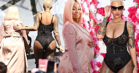 amber rose blac chyna slutwalk festival baby bump no rob kardashian pics