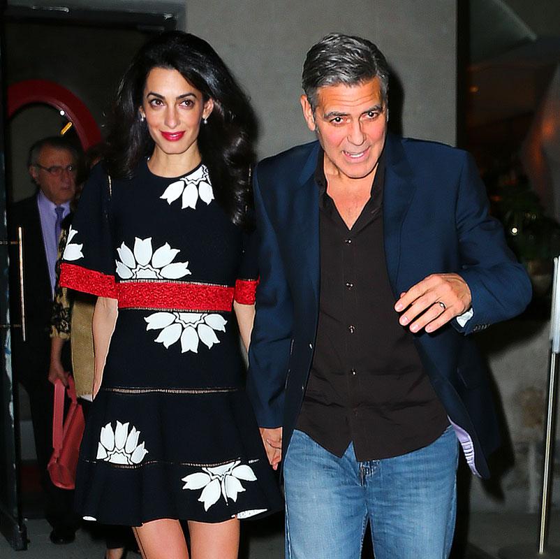 Amal Clooney Baby Bump