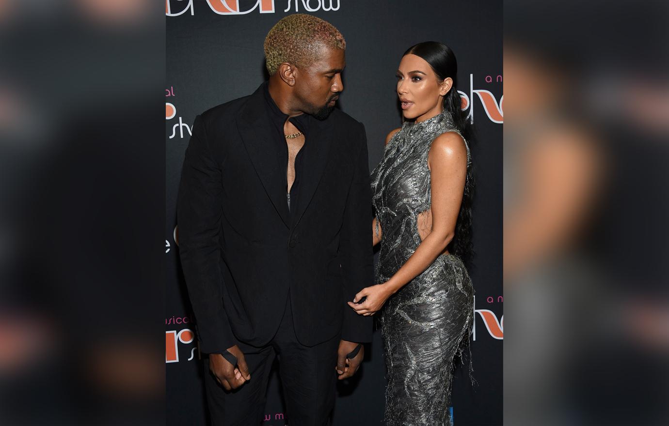 Kim Kardashian Is ‘Not Happy’ With Wild Hubby Kanye West’s Crazy Behavior