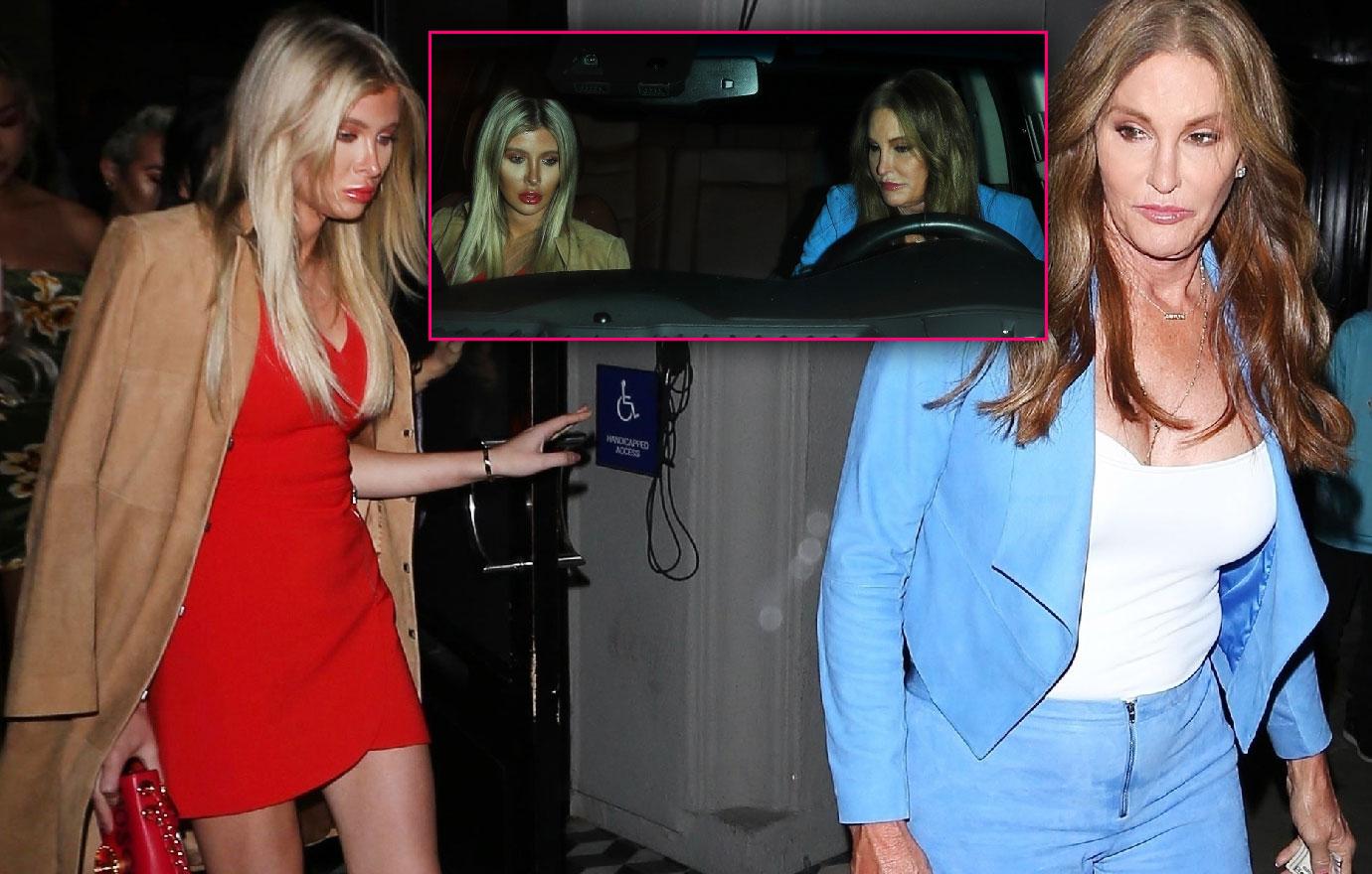 Caitlyn Jenner Sophia Hutchins Share Pre Easter Dinner