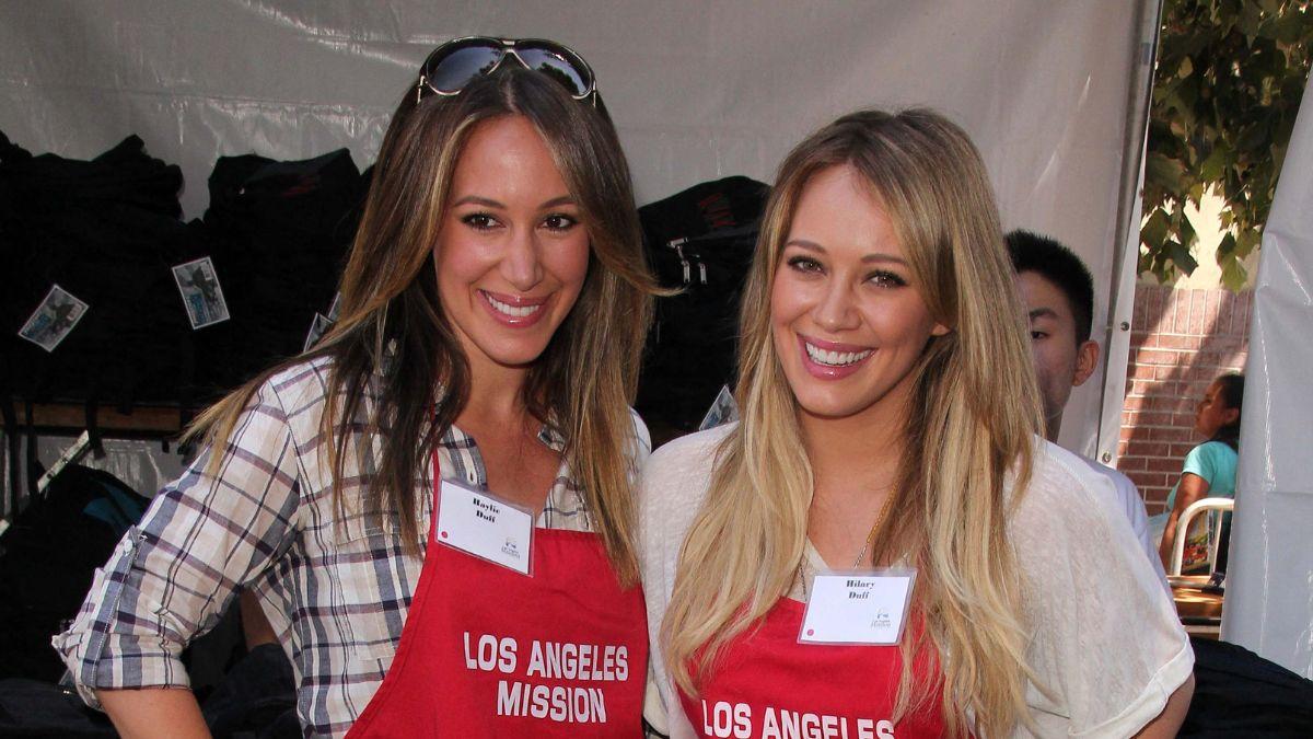 picture of haylie duff and Hilary duff