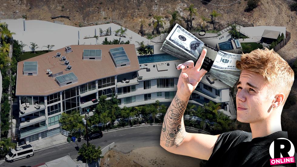 //justin bieber pay babysitter guards keep him away trouble hollywood hills bachelor pad pp sl