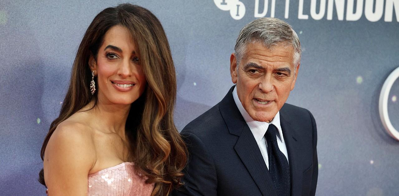 Photo of George and Amal Clooney