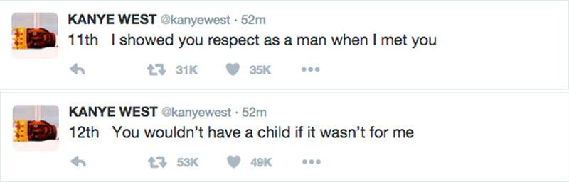 Kanye West Twitter Rant Wiz Khalifa