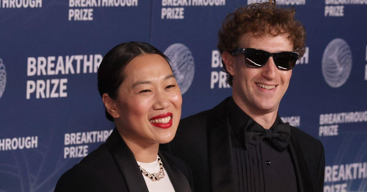Photo of Priscilla Chan and Mark Zuckerberg.