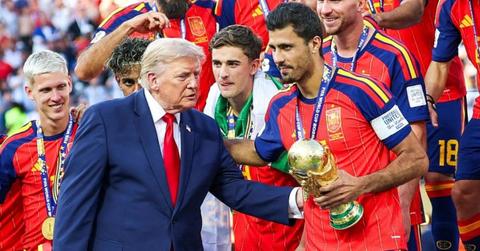 picture of Donald Trump and Rodri