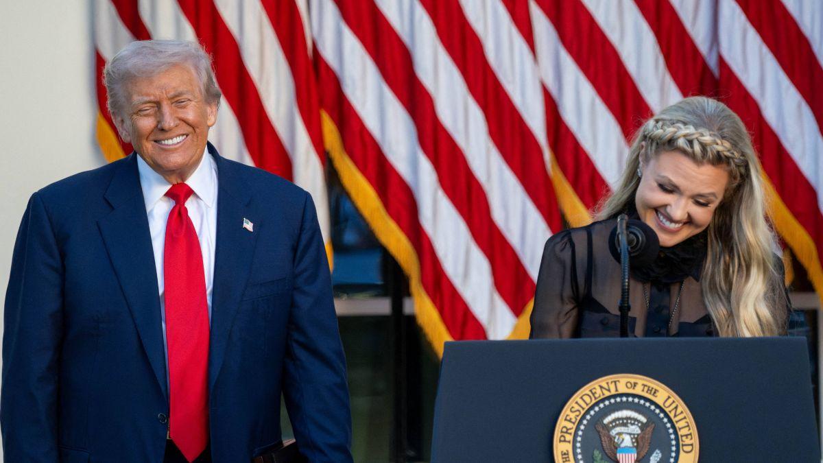 image of Donald Trump and Erika Kirk