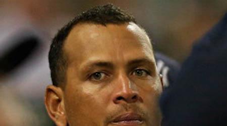 // alex rodriguez of the new york yankees talks gettyimages