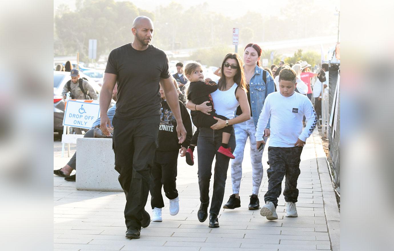 Kourtney Kardashian And Larsa Pippen At Malibu Cook Off