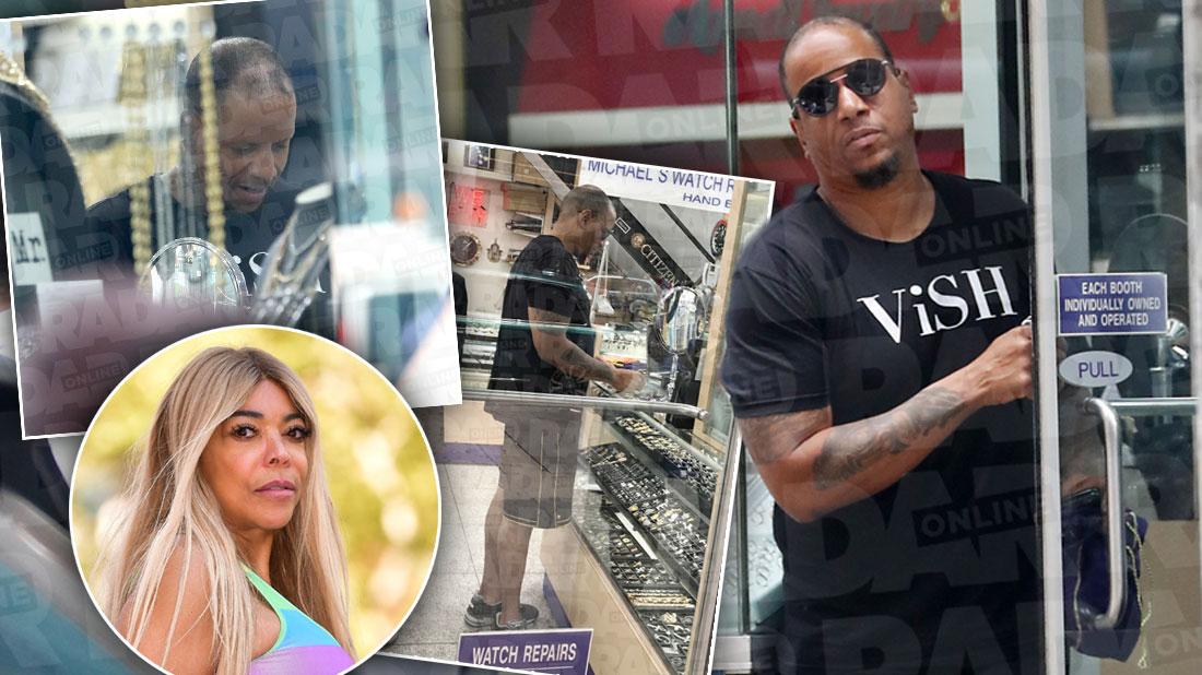 Wendy Williams' Cash-Hungry Ex Caught Off-Loading Sack Of Jewels At Pawn Shop Amid $60M Divorce