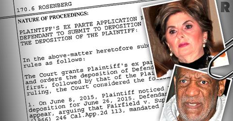 Bill Cosby Gloria Allred Sex Abuse Deposition