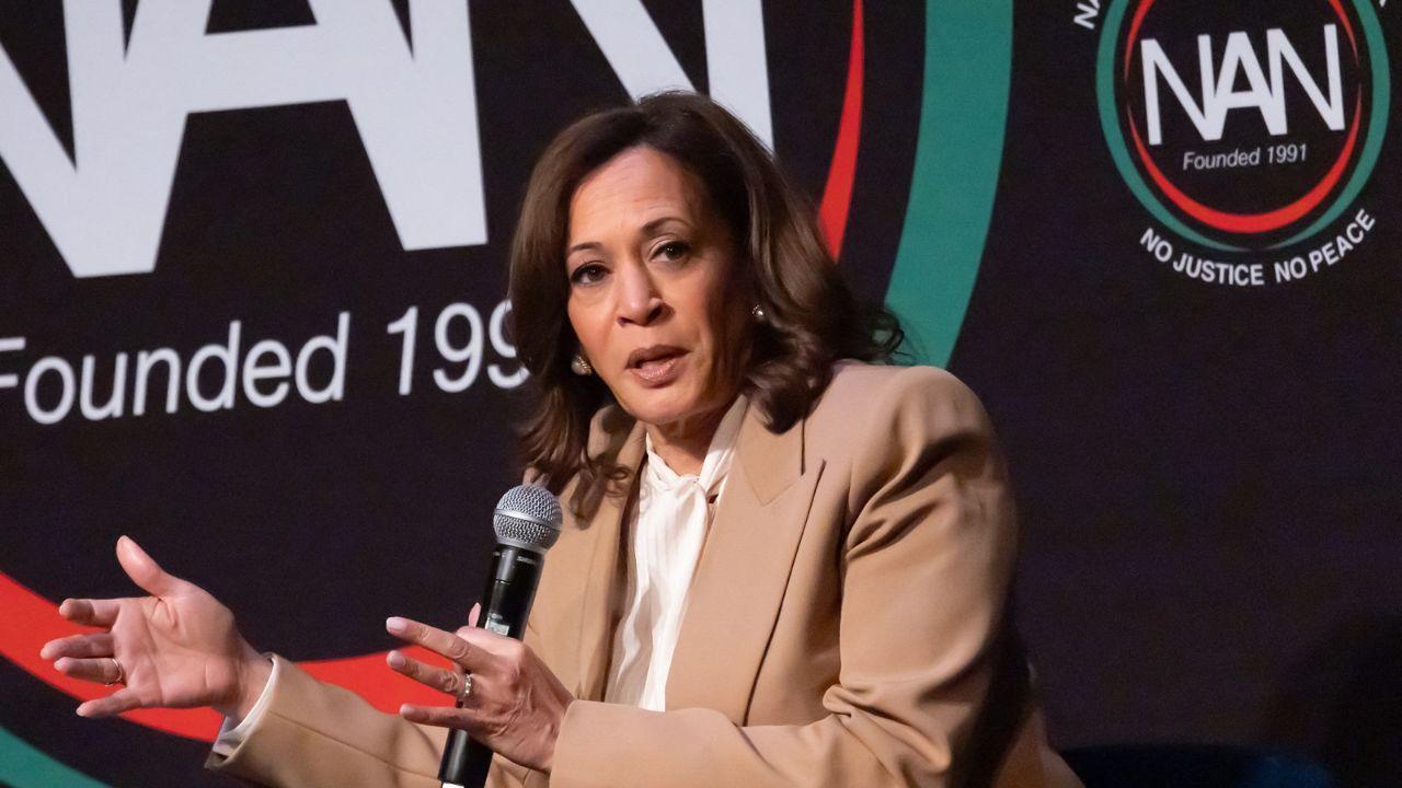A photo of Kamala Harris