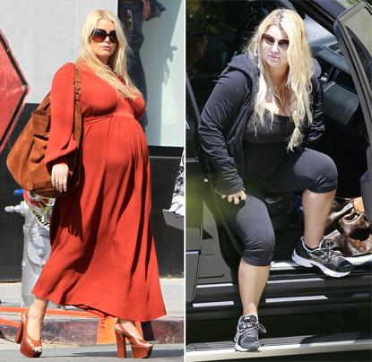 //jessica simpson baby weight