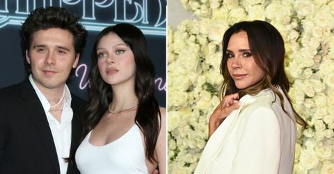 picture of Brooklyn Beckham, Nicole peltz and Victoria Beckham