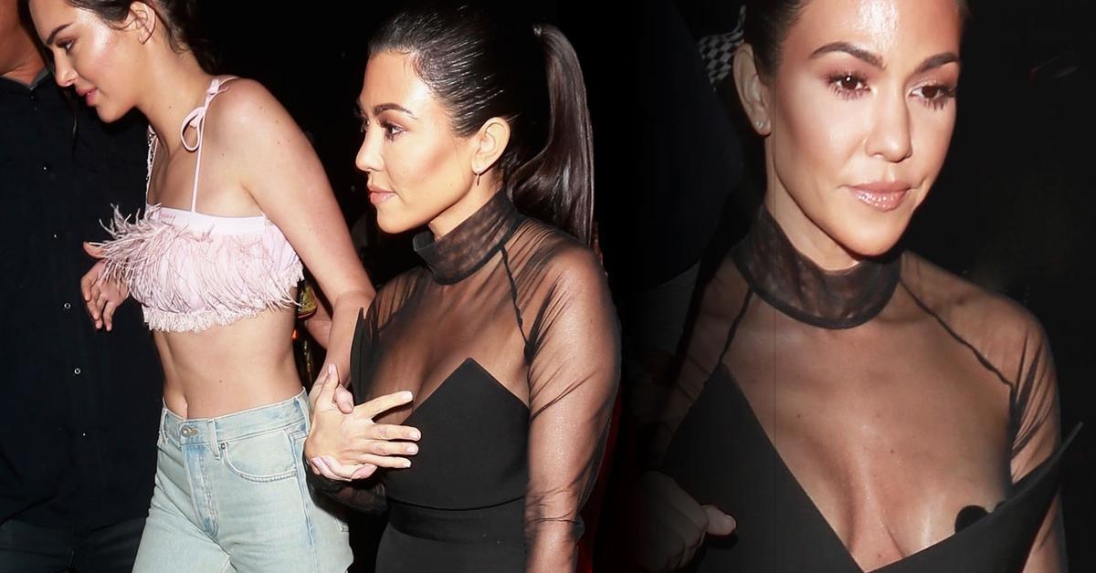 Kendall Jenner Nearly Suffers A Wardrobe Malfunction By Nip-Slip