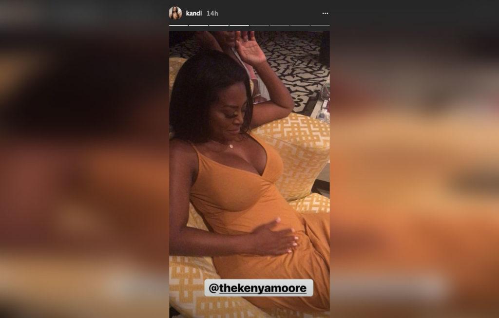 //Kenya Moore Keeping Baby Weight After Birth