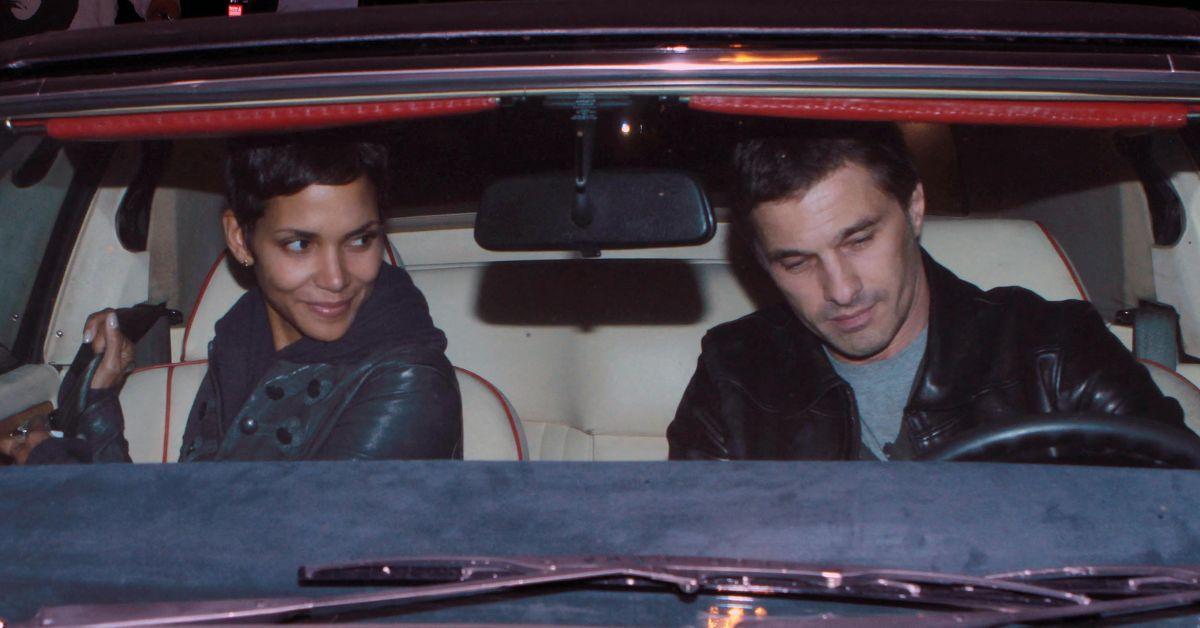 Halle Berry Olivier Martinez Sitting in Car Before 2016 Split