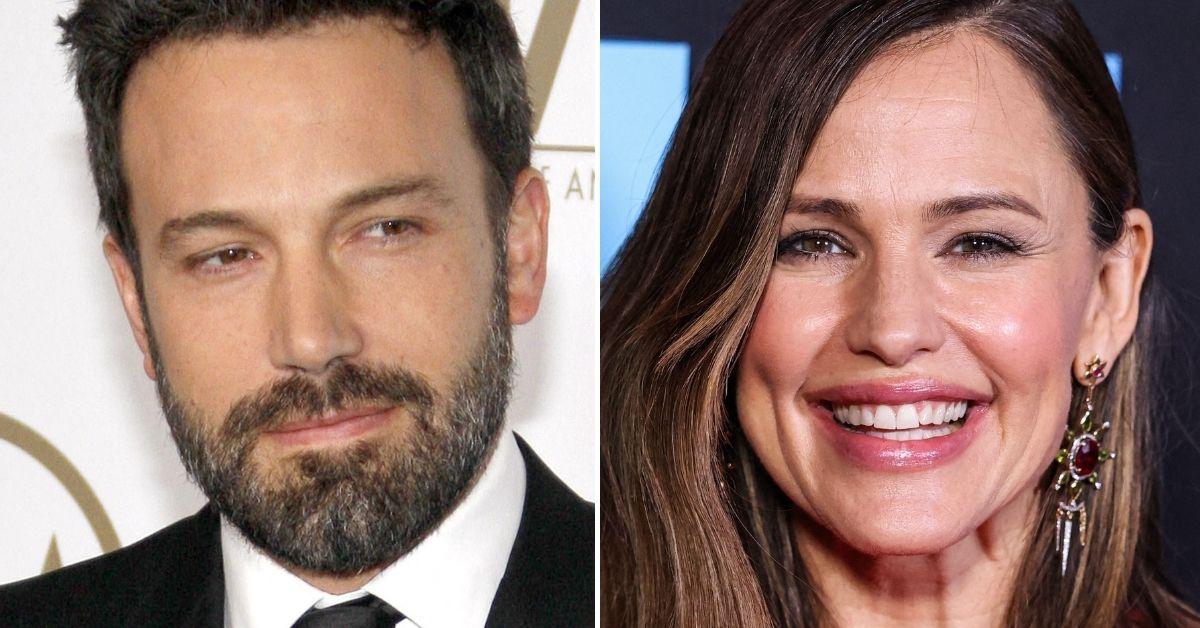 Split photo of Ben Affleck, Jennifer Garner.