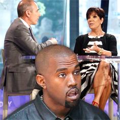 //kanye mad at kris square