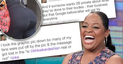 Sherri Shepherd Khloe Kardashian Butt Implants Twitter Rant