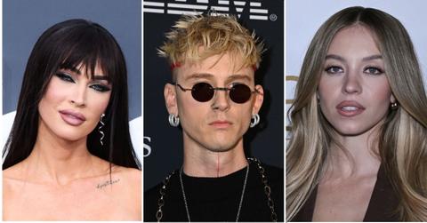 Composite photo of Megan Fox, Machine Gun Kelly, Sydney Sweeney