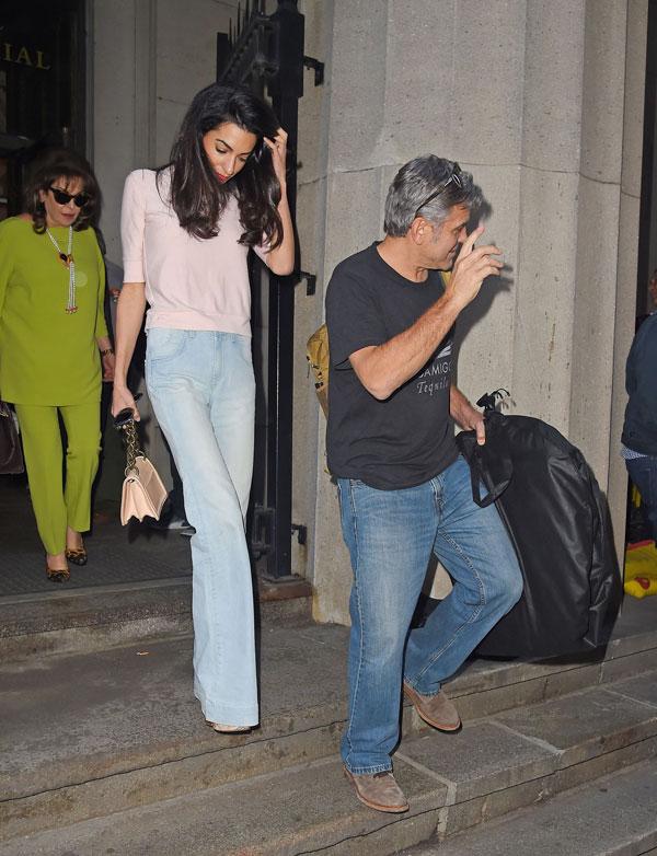 Amal Clooney Scary Skinny New York City