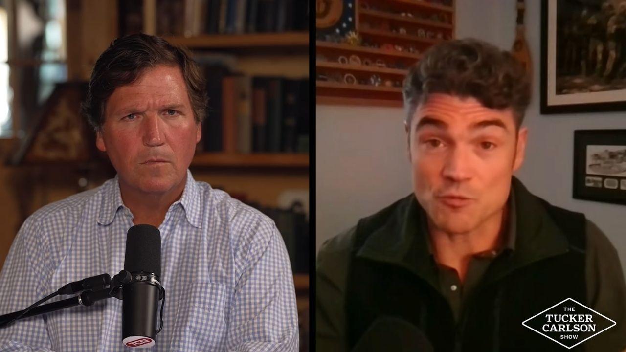 Photo of Tucker Carlson  and Joe Kent