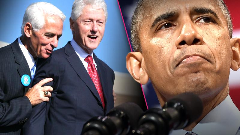 //bill clinton charlie crist barack obama politial poison pp sl