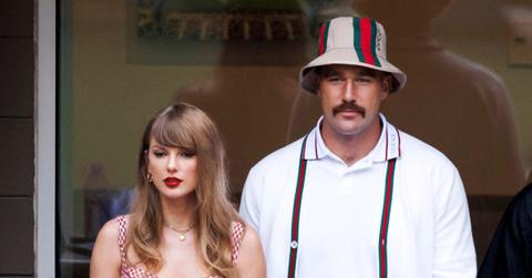 Phot of Taylor Swift and Travis Kelce