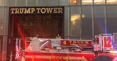 //fire breaks out at trump tower pp